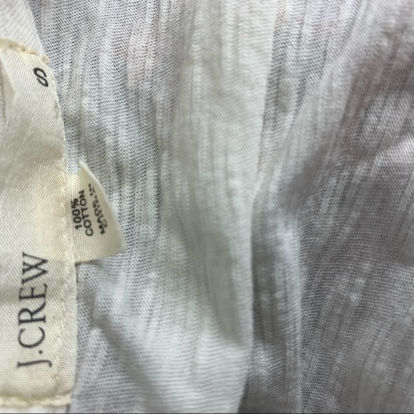J. Crew Embroidered Snowflake Collector Tee Small - Picture 6 of 8